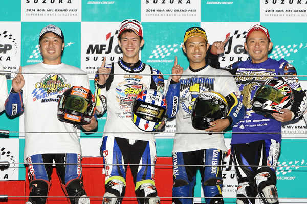 2014年全日本ロードレース選手権各クラスチャンピオン